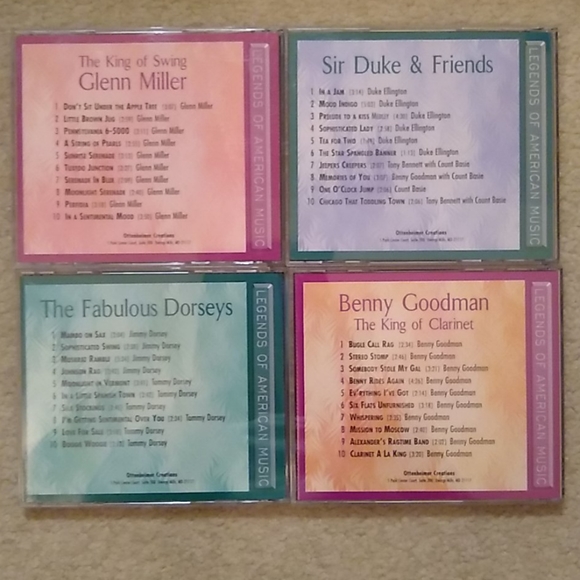 CDs 4 DISC SET of Legends of American Music - Picture 2 of 10
